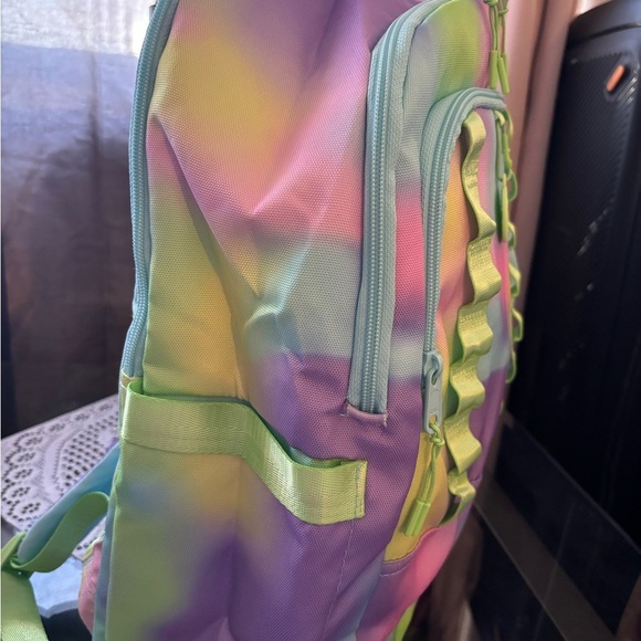 🩷💜LOGAN  ecotech backpack in blue and pink tie-dye 17”🩷💜 - Picture 8 of 10